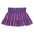 Bonmot Rasberry Vertical Stripes Mini Skirt